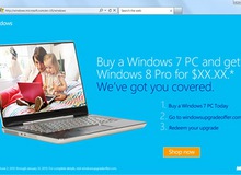 Microsoft xác nhận chương trình nâng cấp lên Windows 8 chỉ mất 15 USD 