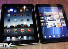 Tiếp cận HP TouchPad: "Sóng sánh" cùng siêu phẩm của Apple