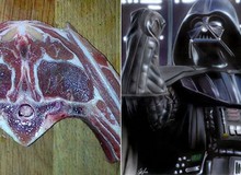 Đến thịt lợn cũng có hình Darth Vader