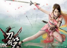 Mỹ nữ Lena - Đại sứ của Đao Kiếm Tiếu Online