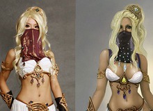 Mỹ nhân game trong tranh vẽ và sự thực ngoài đời