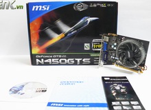 Đánh giá MSI GTS 450 GDDR3: Thách thức ngôi vua VGA không nguồn phụ