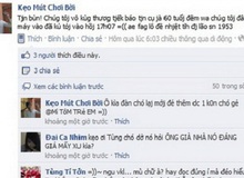 Cư dân mạng bức xúc với status "máu lạnh" trên Facebook