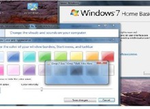 Tự động thay đổi màu sắc của giao diện Aero