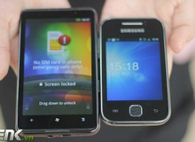 [So sánh] Samsung Galaxy Y vs. HKPhone H7-3G: Giá rẻ tranh tài
