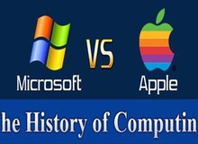 Toàn cảnh lịch sử 20 năm đối đầu Apple vs Microsoft