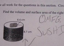 Bó tay với những bài kiểm tra của học sinh