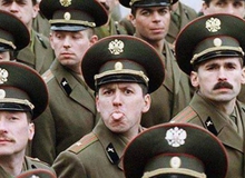 Những hình ảnh hài hước trong quân đội