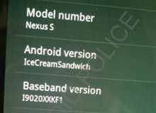 Những hình ảnh đầu tiên về HĐH Android Ice Cream Sandwich