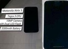 Thông tin về Motorola Atrix 3 với chip lõi tứ