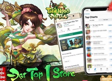 Vừa ra mắt 30 phút, Tiếu Ngạo Độc Tôn VGP đã đạt được Top 1 BXH App Game Việt