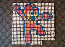 [Video] Xếp Mega Man từ 97 khối Rubik 