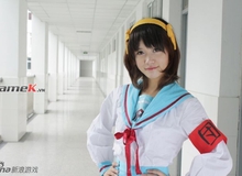 Bộ ảnh cosplay rất cute về lớp học của Haruhi