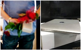 Xin mua thỏi son MAC, nhận về Macbook từ người yêu dịp Valentine, cô gái khiến cộng đồng mạng phải cảm thán: Có người yêu "dốt" thế lại hay