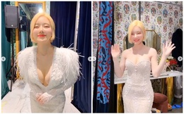 DJ Soda đăng ảnh thử váy cưới, cộng đồng mạng khóc than "Chẳng nhẽ idol đi lấy chồng thật à"