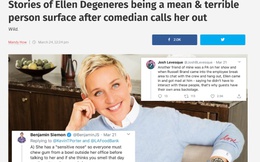 Twitter chao đảo với những câu chuyện vạch trần bà hoàng Talkshow Ellen DeGeneres