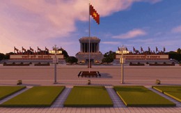 Tự hào game thủ Việt: Tái hiện toàn cảnh Lăng Bác trong Minecraft