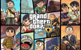 Xem lại loạt tranh "kinh điển" Grand Theft Dora, khi hội Doraemon gia nhập thế giới băng đảng GTA