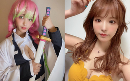 Ngắm mỹ nhân 18+ Nhật Bản Kana Momonogi cosplay Luyến Trụ trong Kimetsu no Yaiba