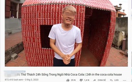 Thử thách xây nhà bằng 5.000 lon coca, con trai bà Tân Vlog khiến cộng đồng mạng ngán ngẩm "Lại học ai đó"