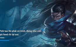 Funfact: Riot Games phải đặt biệt danh cho máy chủ Việt Nam vì playrate Yasuo của chúng ta quá cao