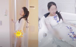 Nữ youtuber Hàn Quốc mặc áo dài với những hành động phản cảm đang nhận mưa "gạch đá" từ cộng đồng mạng khắp thế giới