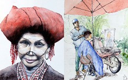 Bộ tranh "đẹp quá Việt Nam ơi" được vẽ bởi họa sĩ người Pháp, cộng đồng mạng quốc tế thích thú ngắm nhìn một nơi bình dị, an yên nhưng rất tươi đẹp