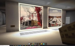 Nhiếp ảnh gia tạo phòng triển lãm ảo trong Minecraft để gây quỹ từ thiện