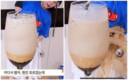 Học bà Tân Vlog làm trà sữa siêu to khổng lồ, nữ Youtuber người Hàn nhận cái kết đắng ngắt