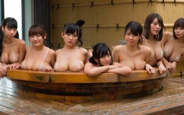Khoe bộ ảnh quy tụ dàn gái xinh "ngực khủng" bên suối nước nóng, cô nàng hot girl Nhật bỗng chốc nổi như cồn trên mạng xã hội