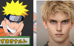 Youtuber dùng AI hô biến nhân vật trong Naruto thành người thật: Sasuke đẹp trai chuẩn soái ca, Naruto y hệt 'trai Tây'