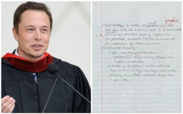 "Ngoáy" nhẹ vài chữ thời còn làm trợ giảng, Elon Musk giúp sinh viên kiếm bộn, bán đấu giá bài luận văn với giá gần 200 triệu