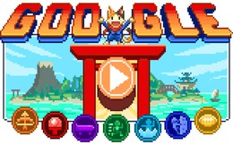 Hội thao quán quân Doodle khởi tranh và 7 tựa game 16-bit siêu thú vị trên Google hôm nay