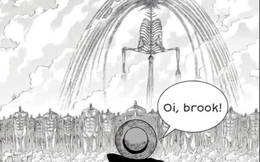 Các fan One Piece bàn tán sôi nổi về ảnh chế Brook thức tỉnh trái ác quỷ, khung hình gợi nhớ tới Attack on Titan