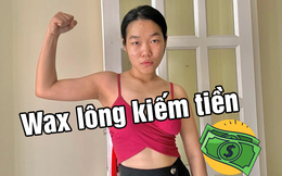 Nữ TikToker khoe kiếm tiền từ việc wax lông vùng dưới cánh tay, netizen bình luận "đúng là nhức cái nách"
