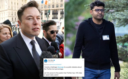 Tỷ phú Elon Musk sẵn sàng 'cãi tay đôi' với CEO Twitter về tài khoản ảo