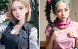 AI biến các cô gái trong Dragon Ball thành mỹ nhân vạn người mê  