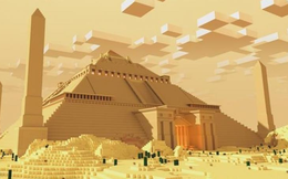 Game thủ 'Minecraft' tốn 1 năm trời để xây dựng Kim tự tháp và sa mạc mênh mông