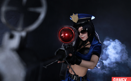 Cosplay Caitlyn sĩ quan cực nuột trong Liên Minh Huyền Thoại