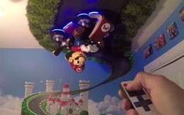 Ngắm Mario đu tường trong căn phòng game cực độc