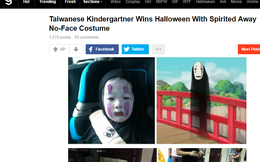 Cô bé cosplay Vô Diện tiếp tục gây sốt trên cộng đồng 9Gag