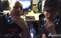 Lộ clip Vin Diesel ngồi Net chơi game online cùng với Ngô Diệc Phàm