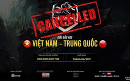 Giải AoE Việt Trung 2017 bất ngờ bị tạm hoãn vô thời hạn