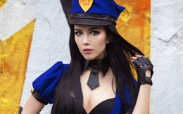 Cosplay nữ cảnh sát trưởng Caitlyn đầy khiêu khích trong Liên Minh Huyền Thoại