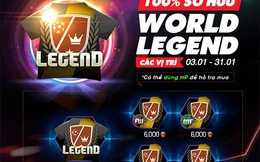 Cộng đồng FIFA Online 3 dậy sóng vì Garena bất ngờ bán trực tiếp thẻ World Legend