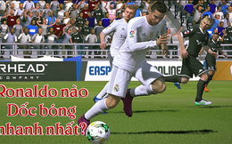 Ronaldo mùa nào dốc bóng nhanh nhất trong FIFA Online 3?