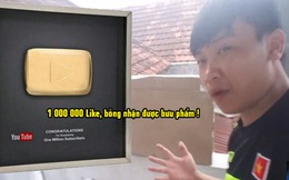 Kênh youtube đạt hơn 1 triệu subscribe, streamer Việt bất ngờ nhận quà đặc biệt