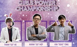 Bộ 3 bình luận viên nổi tiếng Izu - Uzi - Văn Tùng tái hợp tại giải đấu LMHT nữ Girls Power Championship
