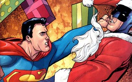 Đóng giả làm Ông già Noel trong đêm Giáng Sinh, Batman bị Superman "tẩn" vì tội lừa đảo