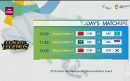 Đây là lý do khiến các trận đấu của đội tuyển LMHT Việt Nam tại Asian Games 2018 không được lên sóng truyền hình?